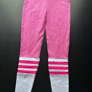 Bombshell Sportswear Hot Pink and White Leggings